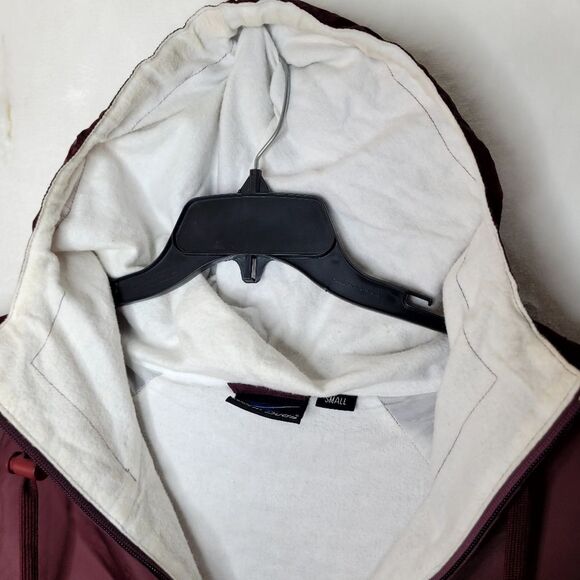 Vintage Virginia Tech Hokies Maroon Windbreaker Hooded Pullover Size Small - Picture 13 of 15